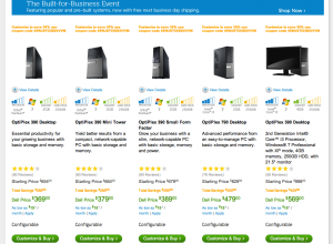 Dell Desktop Pricing Table - How would you optimize it?