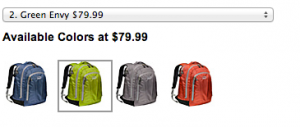 product color options eBags