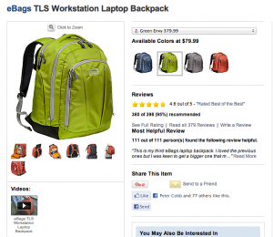 ebags workstation back pack