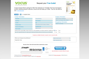 scary landing page
