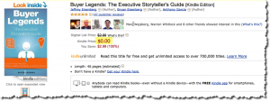Buyer Legends is Free today